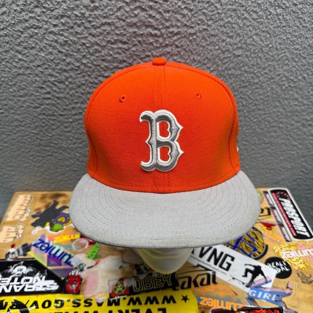 Boston Red Sox Orange New Era SnapBack Hat